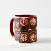 マグ-同世代の人で絵を描く"1301年JUSTINE"のおもしろい マグカップ (正面左)