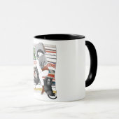 マグ |女の子は猫3匹と植物 (正面右)