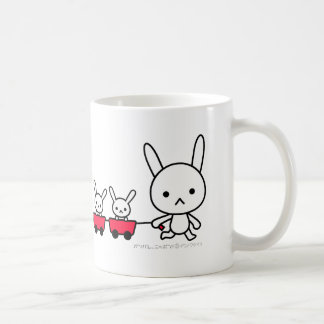マグ-小さいウサギが付いているウサギ コーヒーマグカップ