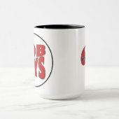 マグ: 愛は決してあなたは間違って言う必要があを意味しません マグカップ (中央)