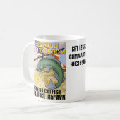 マグ、戦いのナマズ コーヒーマグカップ (正面左)