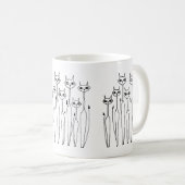 マグ(手描き猫) コーヒーマグカップ (正面右)