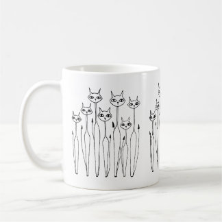 マグ（手描き猫） コーヒーマグカップ