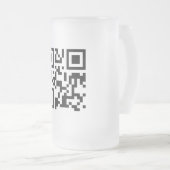 マグ(曇らされたガラス、メガ) フロストグラスビールジョッキ (正面右)