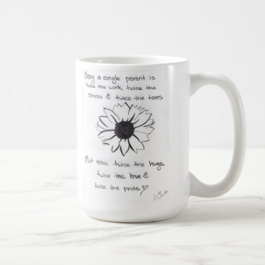 マグ-未婚の母 コーヒーマグカップ (右)