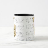 マグ-楽譜のテューバ マグカップ (中央)