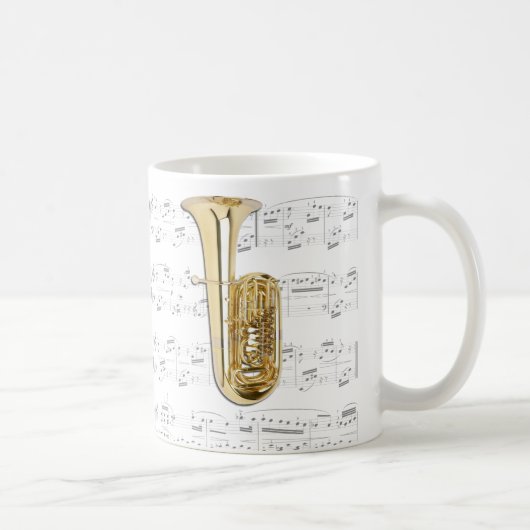 マグ-楽譜のテューバ マグカップ (右)