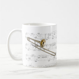 マグ-楽譜のトロンボーン(方針) マグカップ