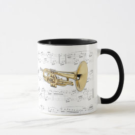 マグ-楽譜の行進のMellophone マグカップ