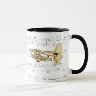 マグ-楽譜の行進のMellophone マグカップ