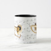 マグ-楽譜のFlugelhorn マグカップ (中央)