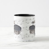 マグ-楽譜のTimbales (ドラム) マグカップ (中央)