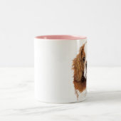 マグ: 無頓着なチャールズ王スパニエル犬 ツートーンマグカップ (中央)