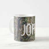 マグ-狩りのカムフラージュ コーヒーマグカップ (正面左)