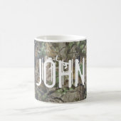 マグ-狩りのカムフラージュ コーヒーマグカップ (中央)
