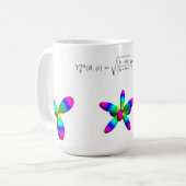 マグ、球形の倍音I コーヒーマグカップ (正面左)