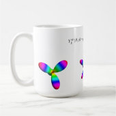 マグ、球形の倍音I コーヒーマグカップ (左)