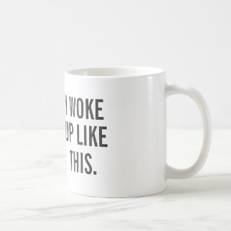 マグ-私はこれのように目覚めました コーヒーマグカップ