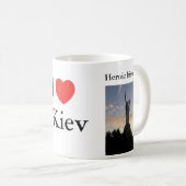 マグ。 私はキエフを愛します。 ウクライナ コーヒーマグカップ (正面右)
