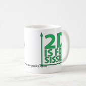マグ-第2はいくじなしのためです コーヒーマグカップ (正面右)