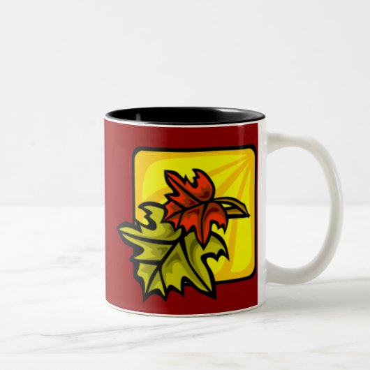 マグ-紅葉 ツートーンマグカップ (右)