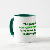 マグ-経済予測 マグカップ (正面左)