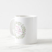 マグ-緑の切り妻の引用文のアン コーヒーマグカップ (正面左)