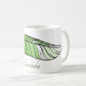 マグ – 緑の羽と名前 (正面右)