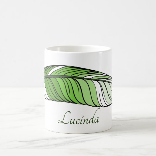 マグ – 緑の羽と名前 (中央)