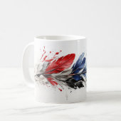 マグ – 羽毛 – Tricolor (正面左)