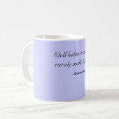 マグ-行儀が良い女性 コーヒーマグカップ (正面左)