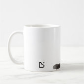 マグ-解体されたデザイン-イギリスのshorthair猫 コーヒーマグカップ (左)