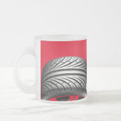 マグ-踏面の名前 フロストグラスマグカップ (左)