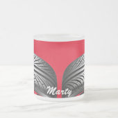 マグ-踏面の名前 フロストグラスマグカップ (中央)