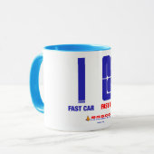マグ: 速い運転者 マグカップ (正面左)
