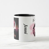 マグ – 黒いハンドルと内側 (中央)