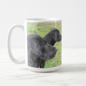 マグ: 黒い実験室 コーヒーマグカップ (左)