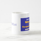 マグ: 1つの側面のレイアウト コーヒーマグカップ (中央)