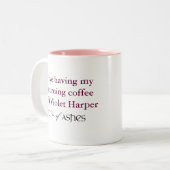 マグ、2調子、盗まれるカバーは残ります ツートーンマグカップ (正面左)