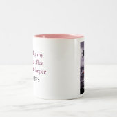 マグ、2調子、盗まれるカバーは残ります ツートーンマグカップ (中央)