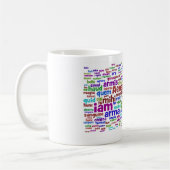 マグ: aeneid 200の主要な単語 コーヒーマグカップ (左)