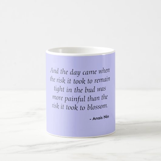 マグ- Anais Ninの花 コーヒーマグカップ (中央)