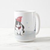 マグ: Felixの1月の子猫、 コーヒーマグカップ (正面右)