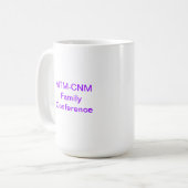 マグ- I愛CNMとの誰か コーヒーマグカップ (正面左)