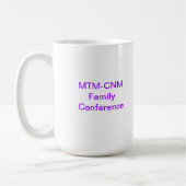 マグ- I愛CNMとの誰か コーヒーマグカップ (左)