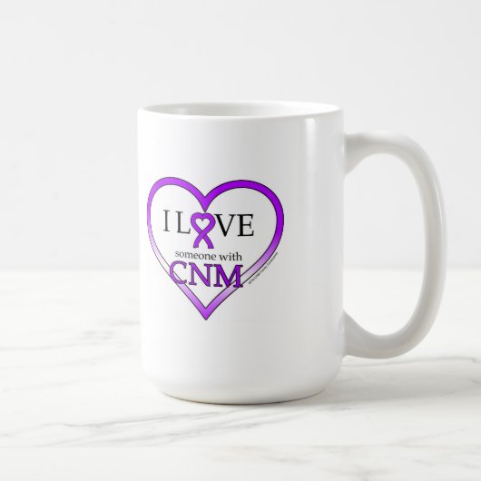 マグ- I愛CNMとの誰か コーヒーマグカップ (右)
