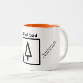 マグ- Orienteering -私は悪い感じます ツートーンマグカップ (正面右)