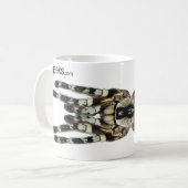 マグ- Poecilotheriaのregalis (インドのOrnamental) コーヒーマグカップ (正面左)