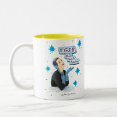 マグ- "T.G.I.F. " ツートーンマグカップ (左)