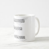 マグ- Zenletter "E " コーヒーマグカップ (正面右)